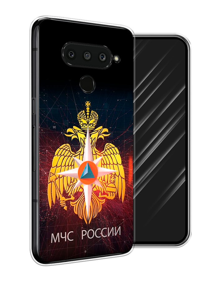 

Чехол Awog на LG V50 ThinQ "МЧС России", Черный;желтый;красный, 83850-5