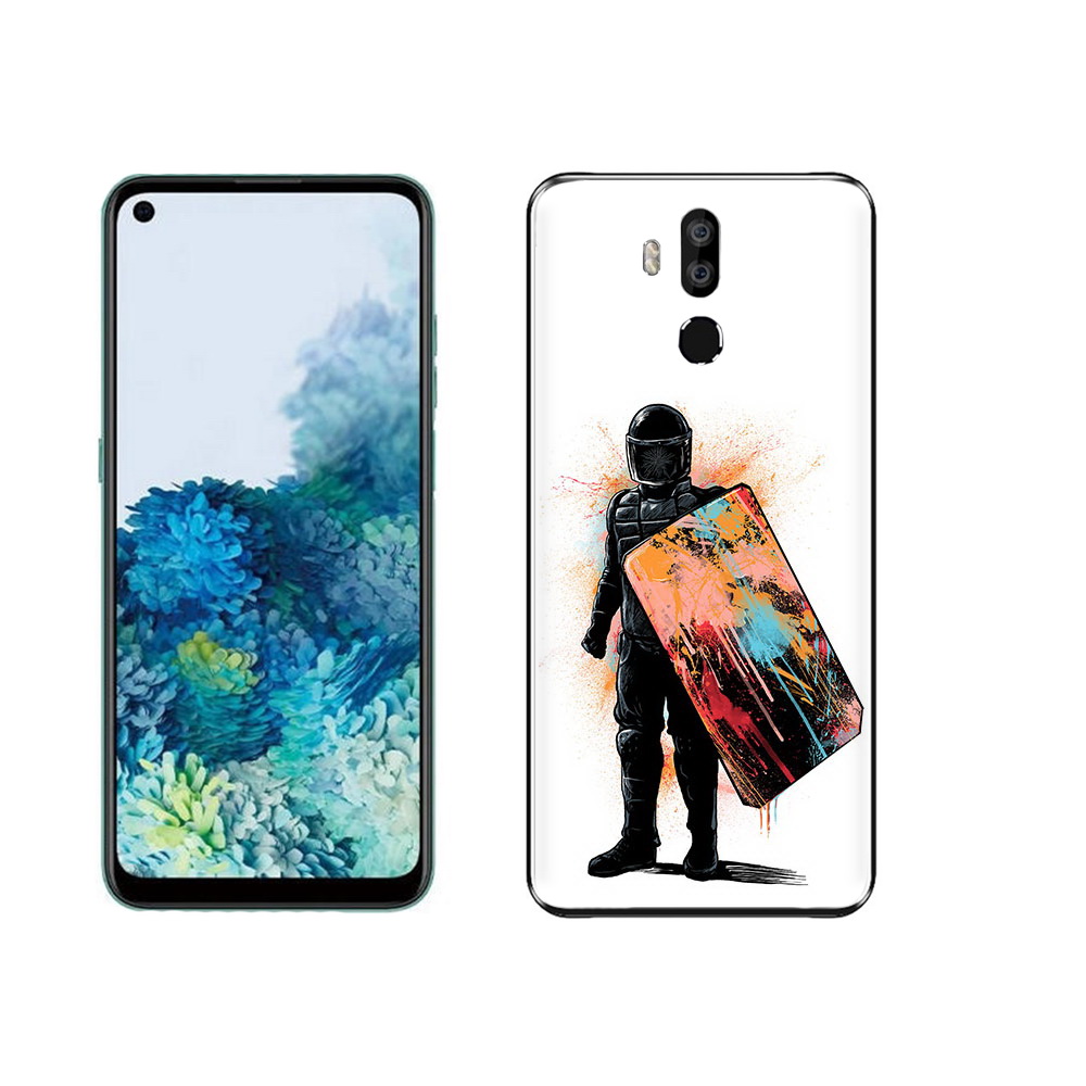 

Чехол MyPads Tocco для Oukitel K9 солдат с красочным щитом, Прозрачный, Tocco