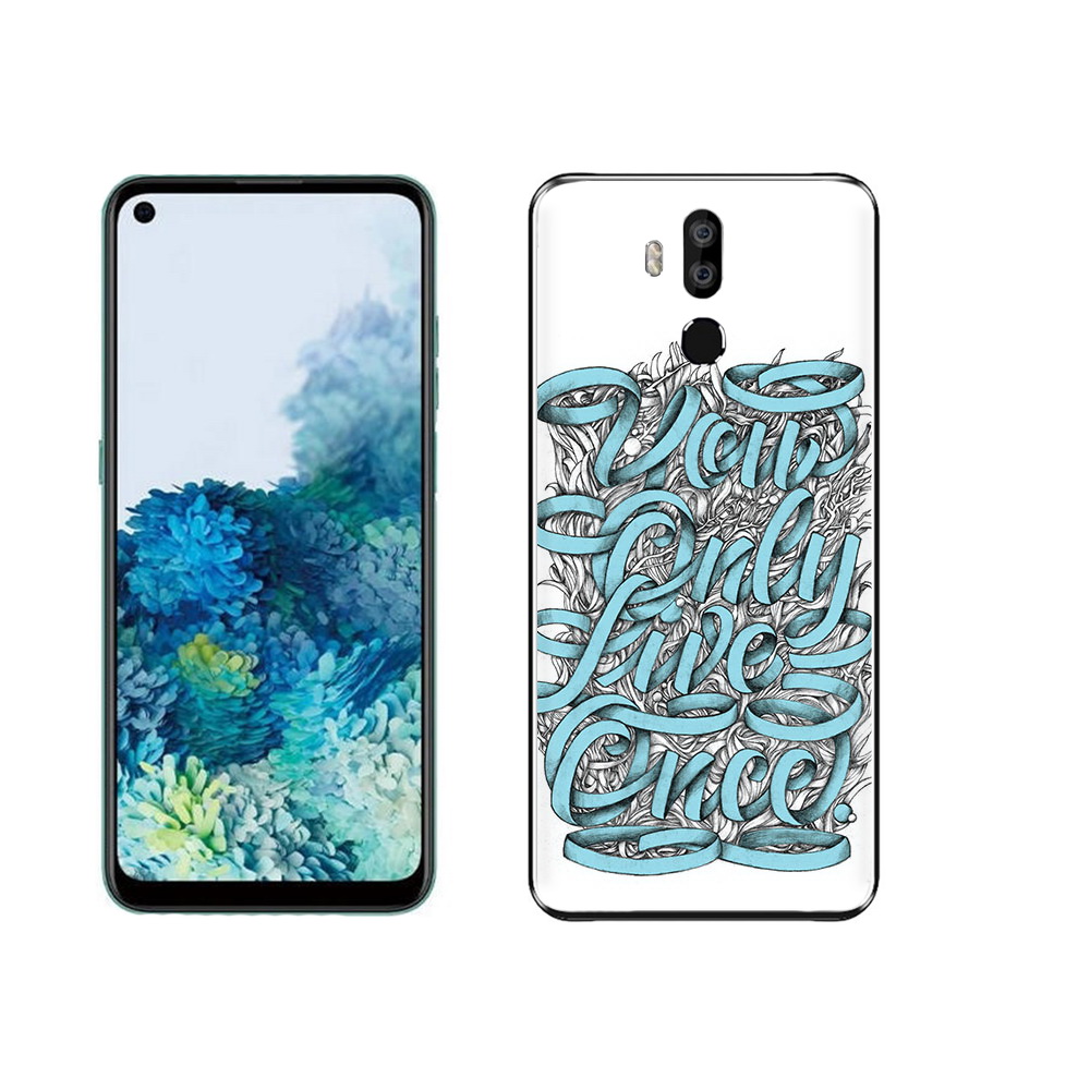 

Чехол MyPads Tocco для Oukitel K9 слова из ленты абстракция, Прозрачный, Tocco