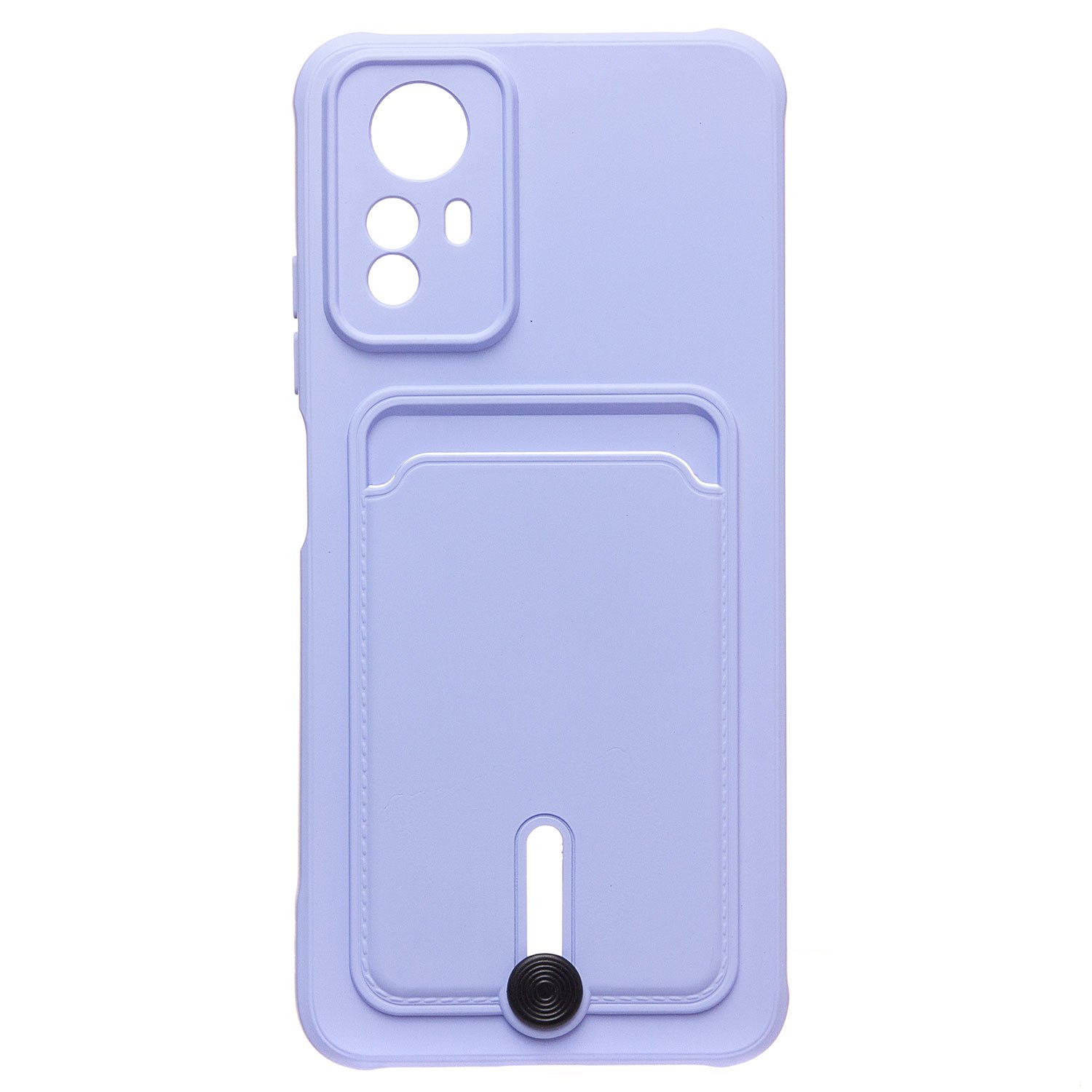 

Чехол Xiaomi Redmi Note 12S (23030RAC7Y) силиконовый с картхолдером 4, Фиолетовый