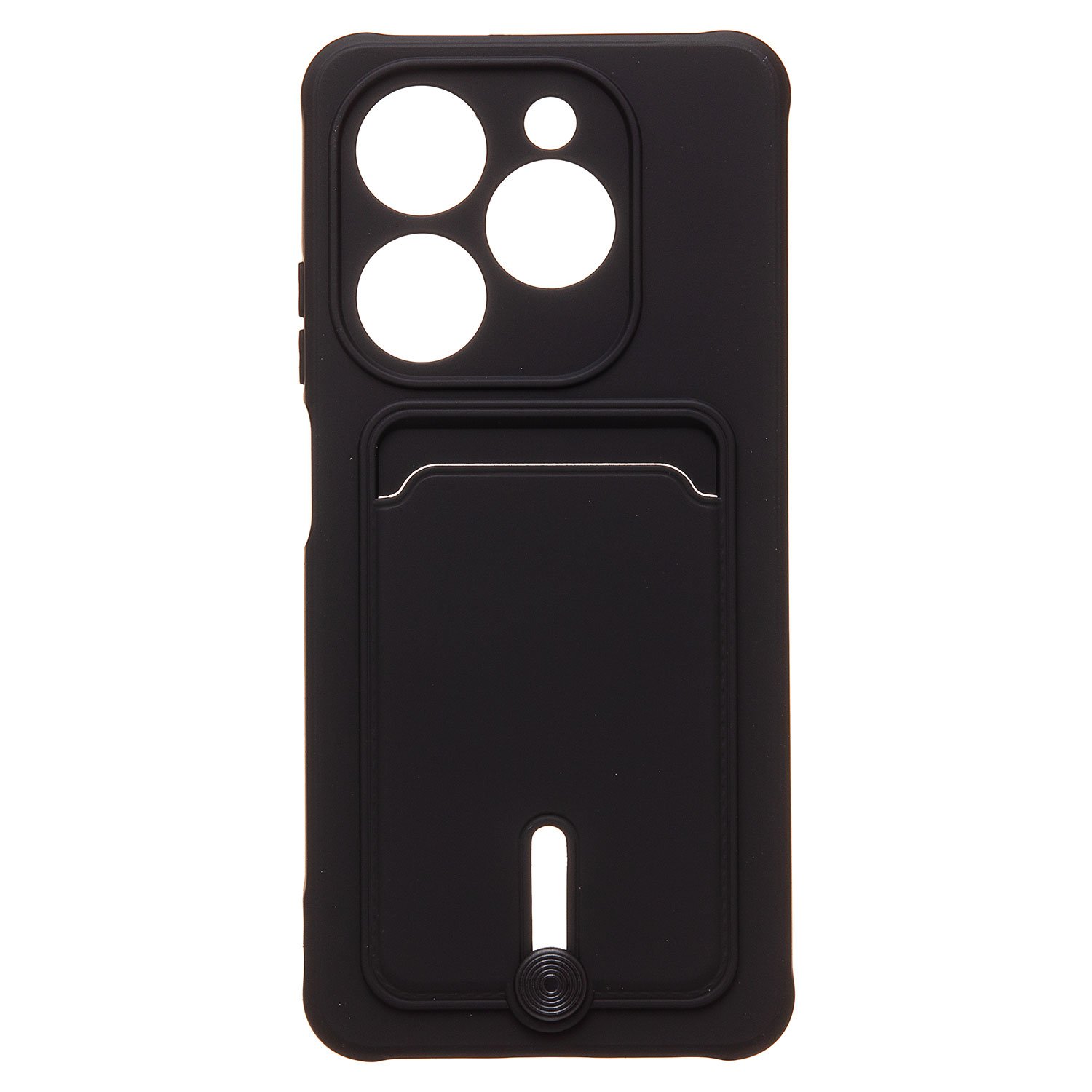 

Чехол Tecno Spark Go 2024 (BG6) силиконовый с картхолдером 4 <черный>