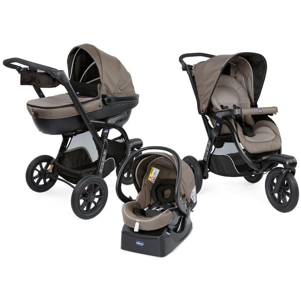 

Коляска 3 в 1 Chicco Trio Activ3 Top Dark Beige, Trio Activ3 Top