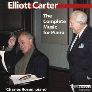 Music of Elliott Carter - Vol 3 The Complete Music for Piano