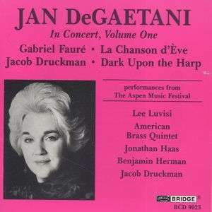 Jan DeGaetani in Concert, Vol. 1