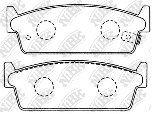 

Колодки дисковые з. infiniti m30 3.0i 89-93, nissan laurel 3.0 sgx 86-88 Pn2200-nibk