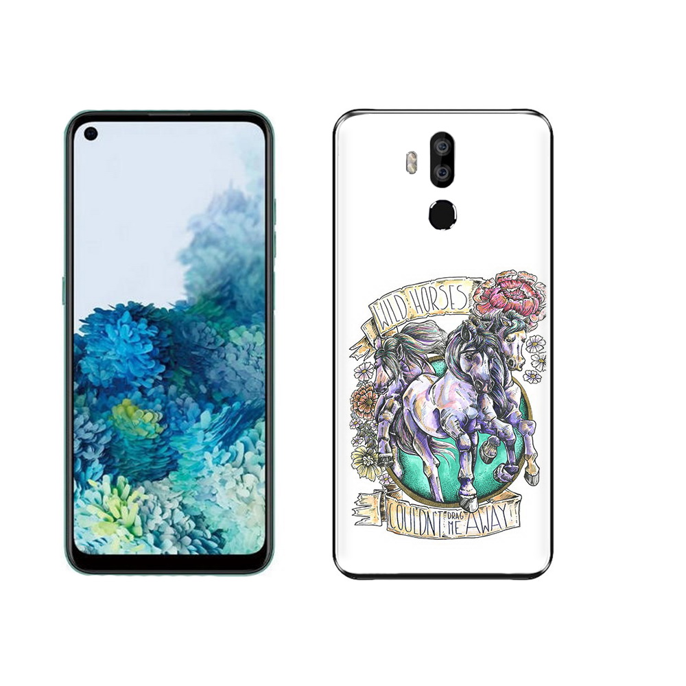 

Чехол MyPads Tocco для Oukitel K9 рисунок коней в цветах, Прозрачный, Tocco