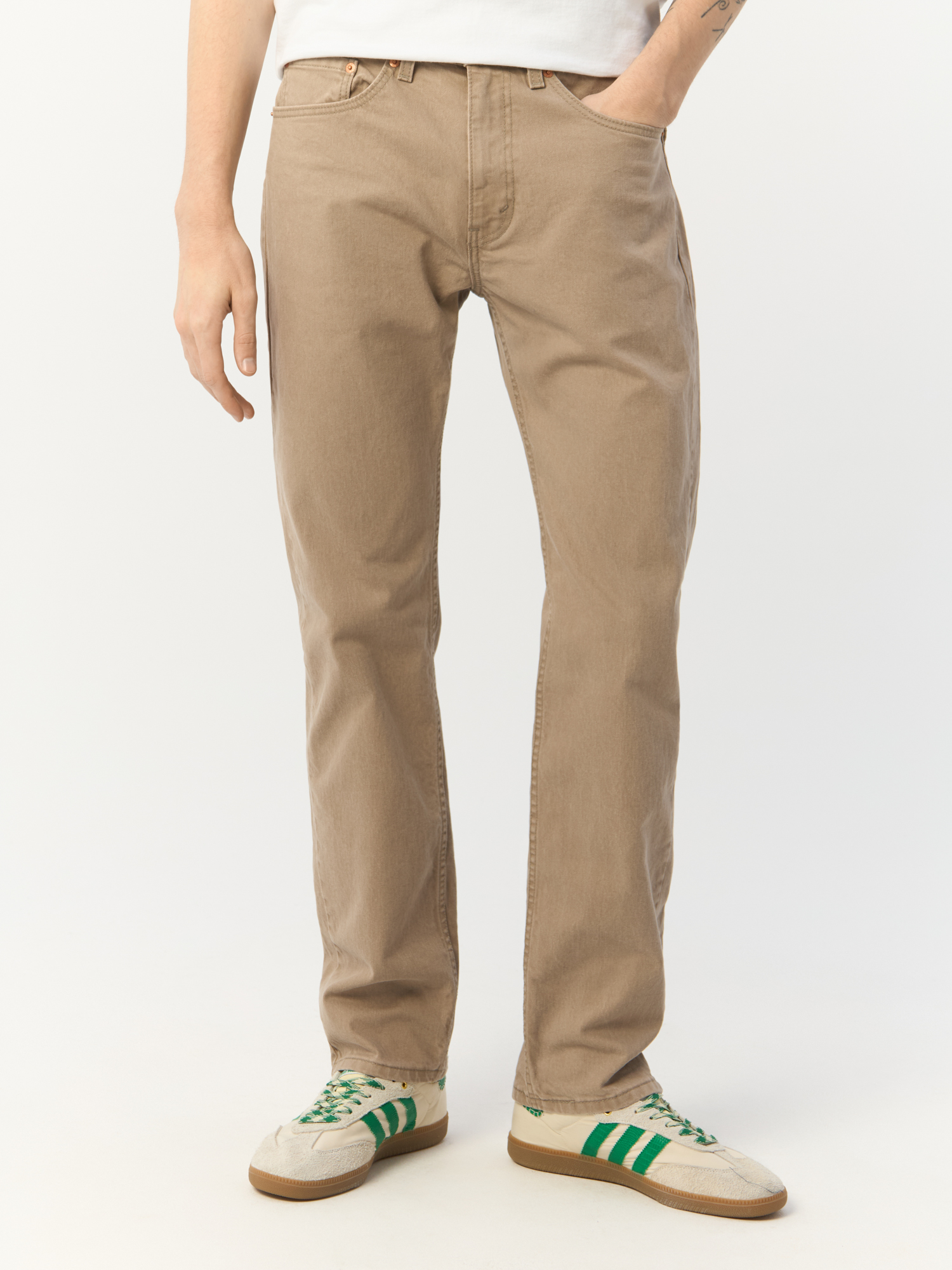 

Джинсы Levi's для мужчин, бежевые, размер W31-L34, 00505-2845, Бежевый, 00505