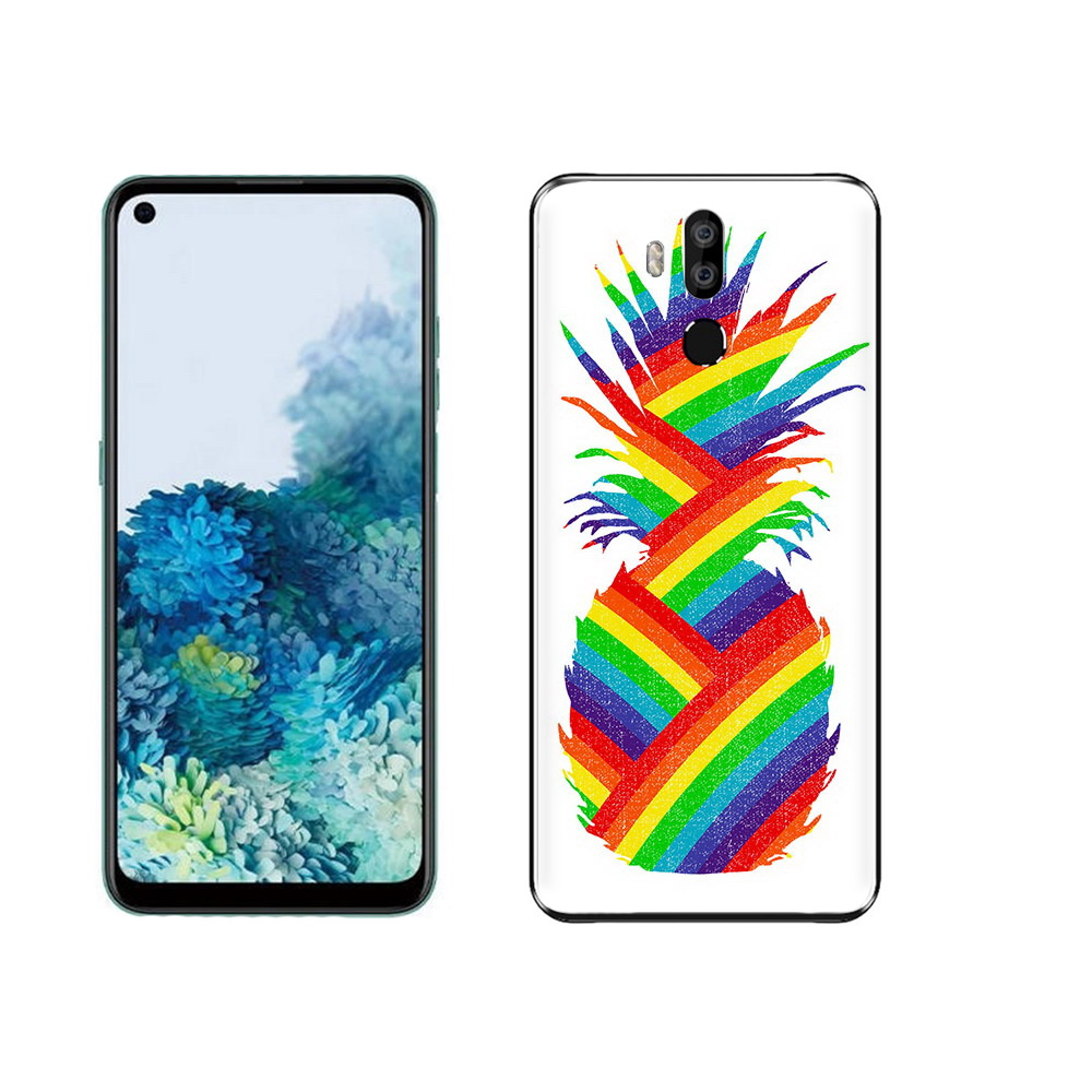 

Чехол MyPads Tocco для Oukitel K9 радужный ананас, Прозрачный, Tocco