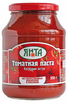 

Томатная паста Янта 25% 550 г