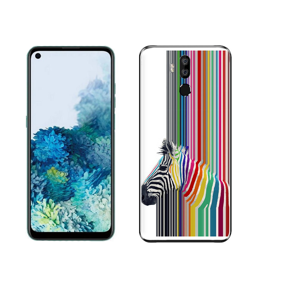 

Чехол MyPads Tocco для Oukitel K9 радужная зебра, Прозрачный, Tocco