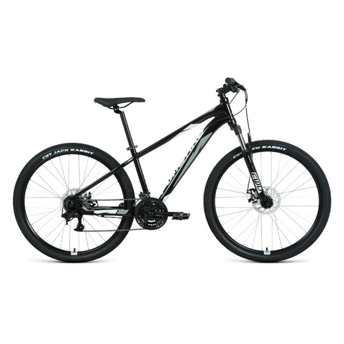 

Велосипед FORWARD Apache 27,5 2.2 D (2022), горный (взрослый), рама 17", колеса 27.5", чер