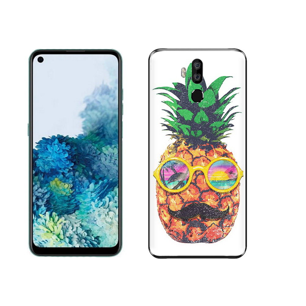 

Чехол MyPads Tocco для Oukitel K9 прикольный ананас с лицом, Прозрачный, Tocco