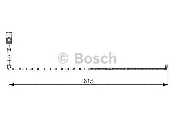 Датчик Износа Дисковых Тормозных Колодок Bosch 1987473056 100056962138