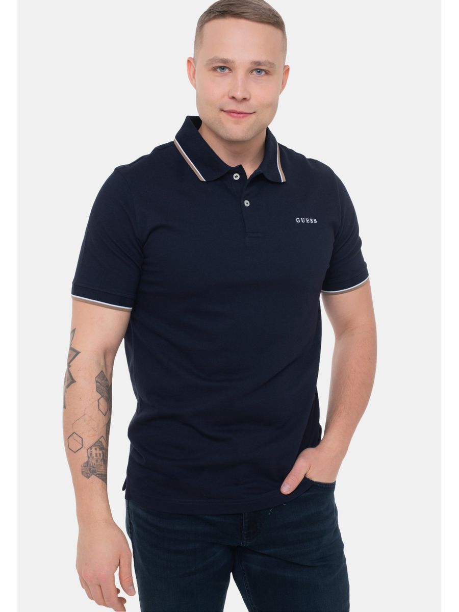 

Футболка мужская Guess GU122P060 синяя 2XL, Синий, GU122P060