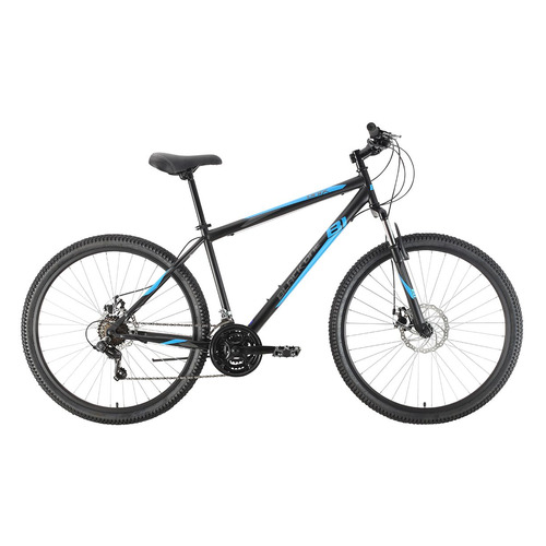

Велосипед BLACK ONE Onix 27.5 D (2021), горный (взрослый), рама 18", колеса 27.5", черный/