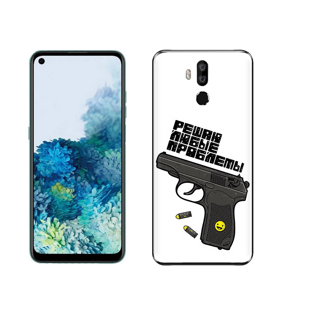 

Чехол MyPads Tocco для Oukitel K9 пистолет против проблем, Прозрачный, Tocco