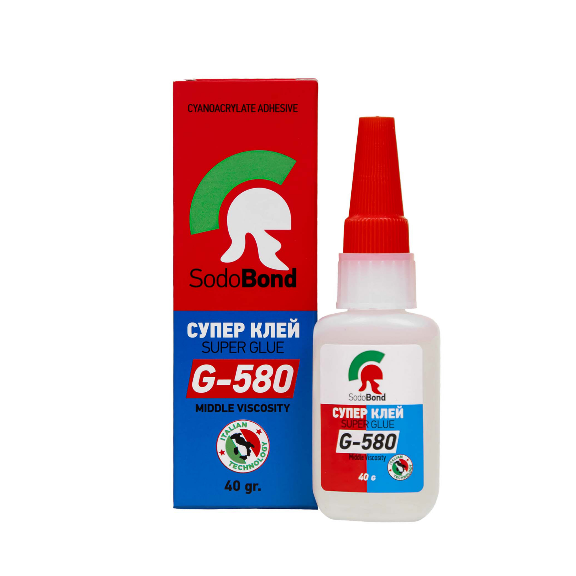 

Супер клей Sodobond G-580 40g, Прозрачный, Sodobond-1