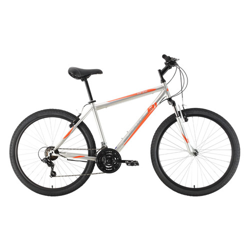

Велосипед BLACK ONE Onix 26 (2021), горный (взрослый), рама 18", колеса 26", серебристый/о
