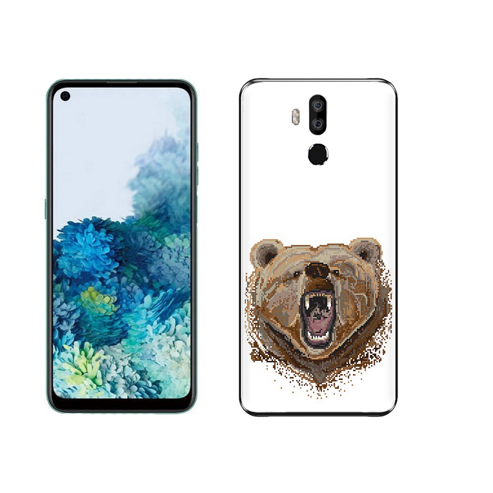

Чехол MyPads Tocco для Oukitel K9 пиксельный медведь, Прозрачный, Tocco