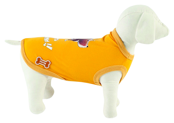 фото Футболка для собак лучшие друзья желтый 20 см ferribiella