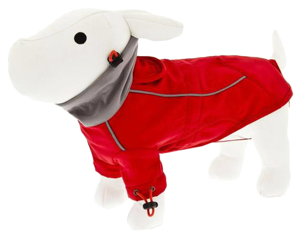 фото Куртка для собак ferribiella одежда торонто, унисекс, красный, 24, длина спины 24 см