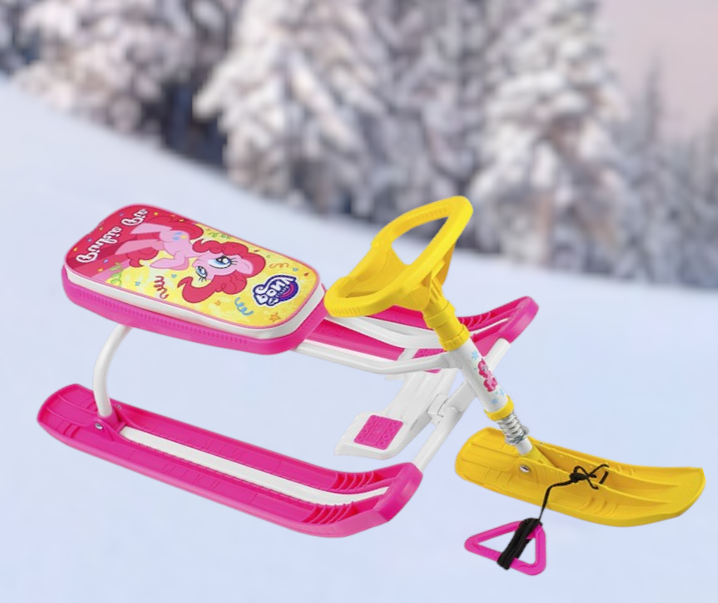 Снегокат Nika Little pony ТС2/LP розовый с пони