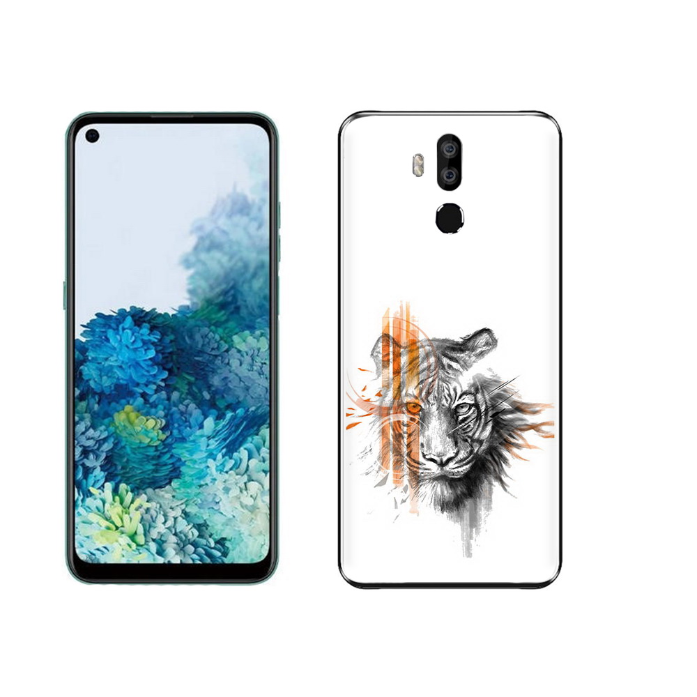 

Чехол MyPads Tocco для Oukitel K9 огненный тигр, Прозрачный, Tocco