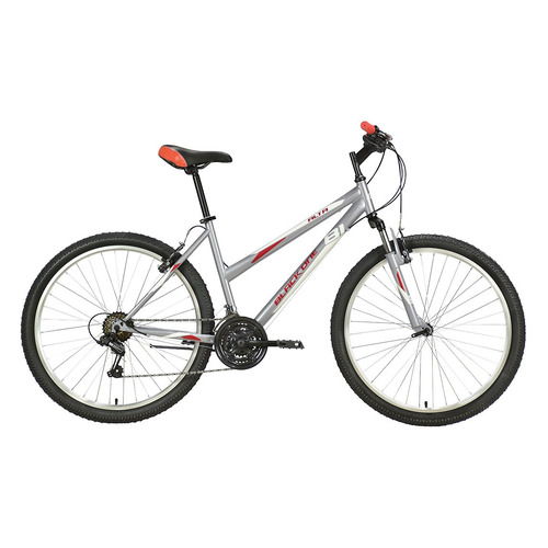 

Велосипед BLACK ONE Alta 26 горный (взрослый), рама 14.5", колеса 26", серый/красный, 16кг