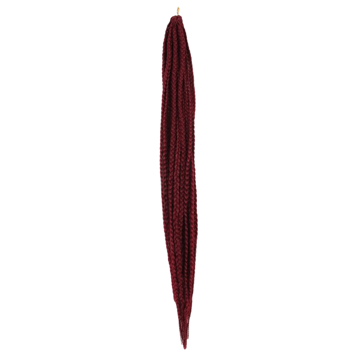 Афрокосы, 60 см, 15 прядей (CE), цвет бордовый 5267885