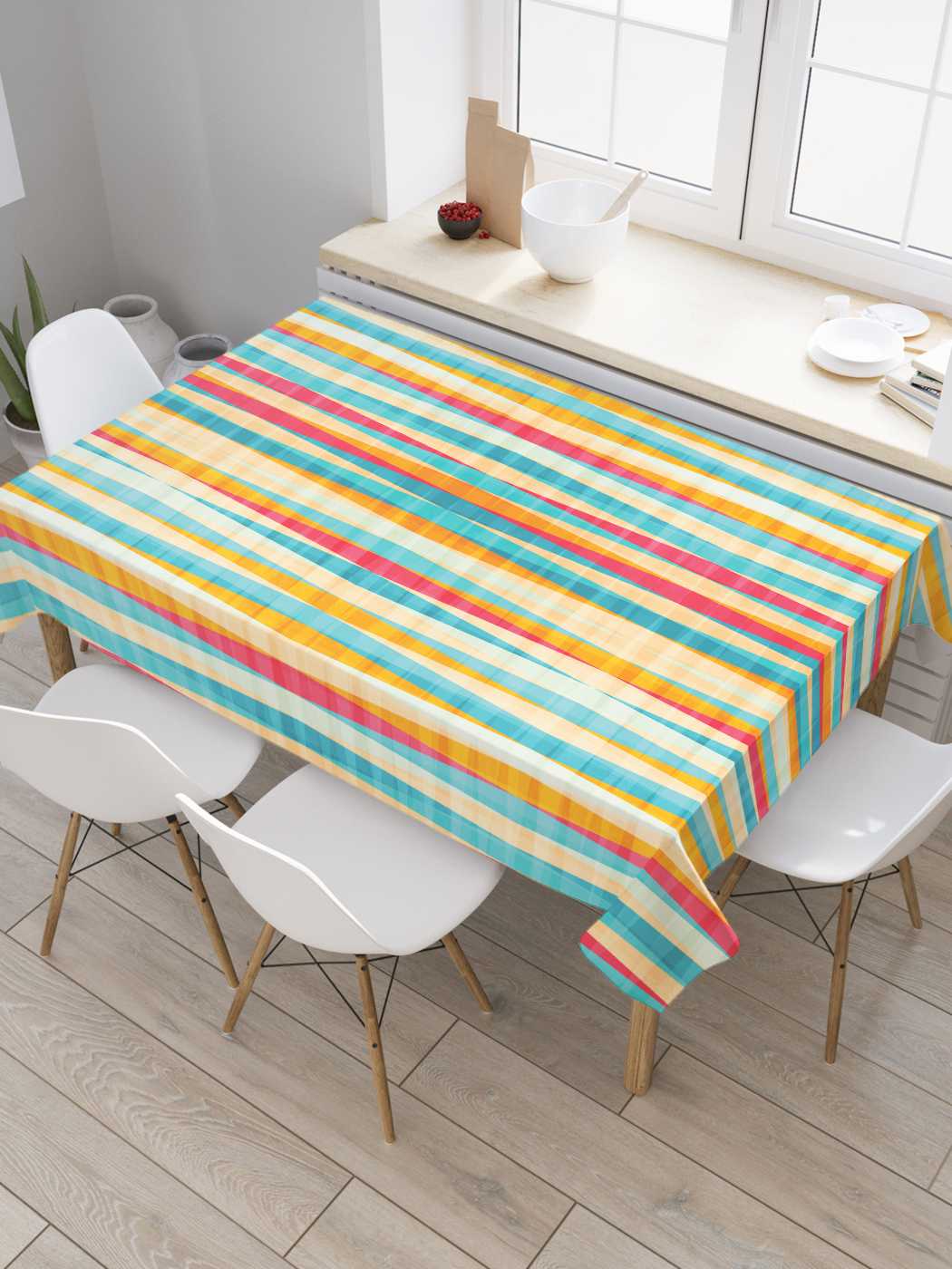 

Скатерть прямоугольная JoyArty "Линии странствий" из сатена, 120x145 см, Коричневый, Линии странствий