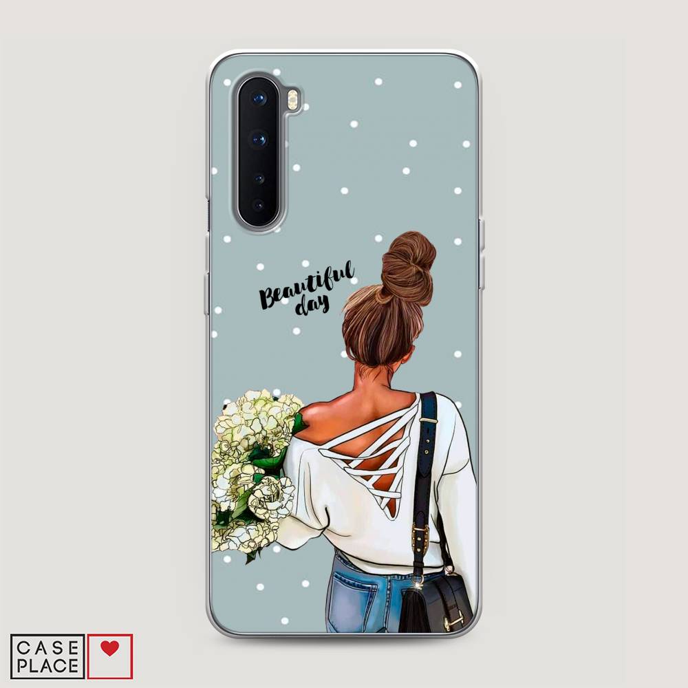 

Чехол Awog на OnePlus Nord / ВанПлас Nord "Beautiful day", Голубой;коричневый;бежевый, 151350-6