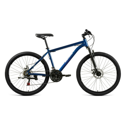 

Велосипед ALTAIR 26 Disc (2021), горный (взрослый), рама 17", колеса 26", темно-синий/сере