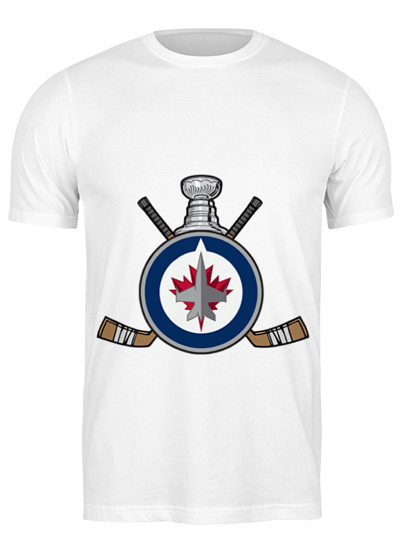 

Футболка мужская Printio Виннипег джетс белая 2XL, Белый, Виннипег джетс