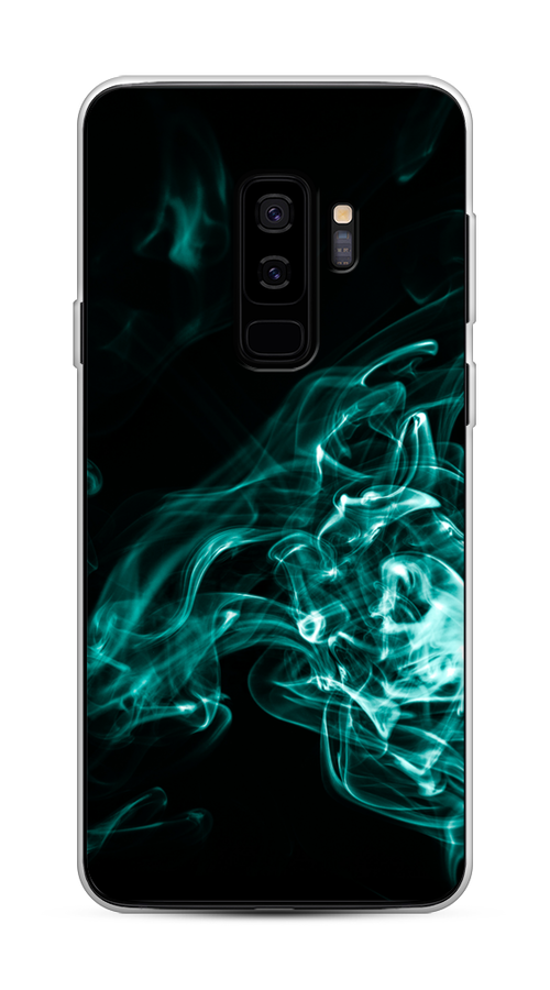 

Чехол на Samsung Galaxy S9 Plus "Дым", Голубой;черный, 25850-3
