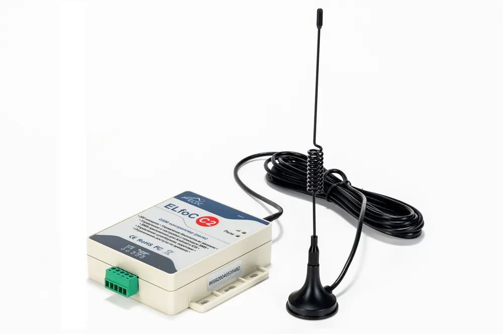 

GSM модуль управления шлагбаумом и воротами ELfoC C2 (RTU5034) v2020, C2