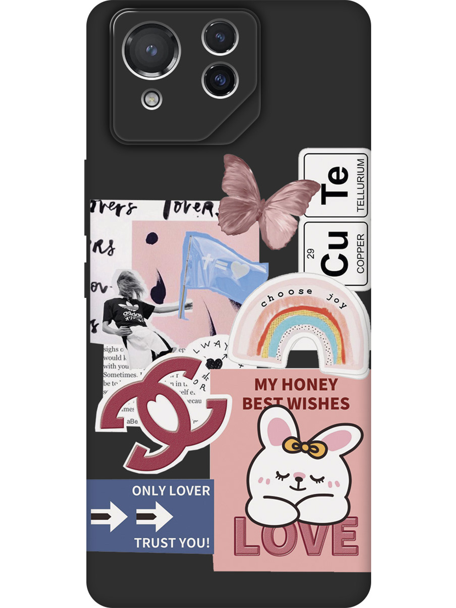 

Силиконовый чехол на Asus Rog Phone 8 с принтом "Милые стикеры" матовый черный, Черный;прозрачный;белый;розовый, 786722985