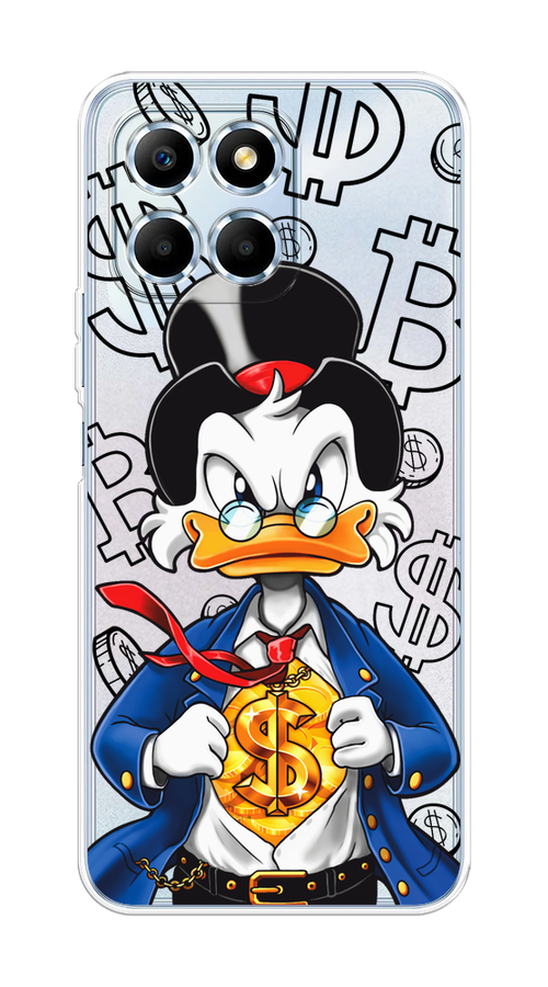 

Чехол на Huawei Honor X6/X6s "Scrooge Goldman", Черный;белый;синий, 6120250-1