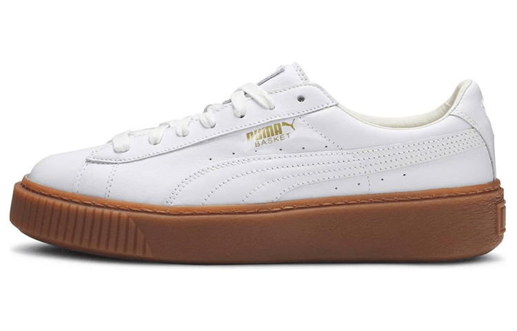 

Кеды унисекс Puma Basket Platform белые 38 EU, Белый, Basket Platform