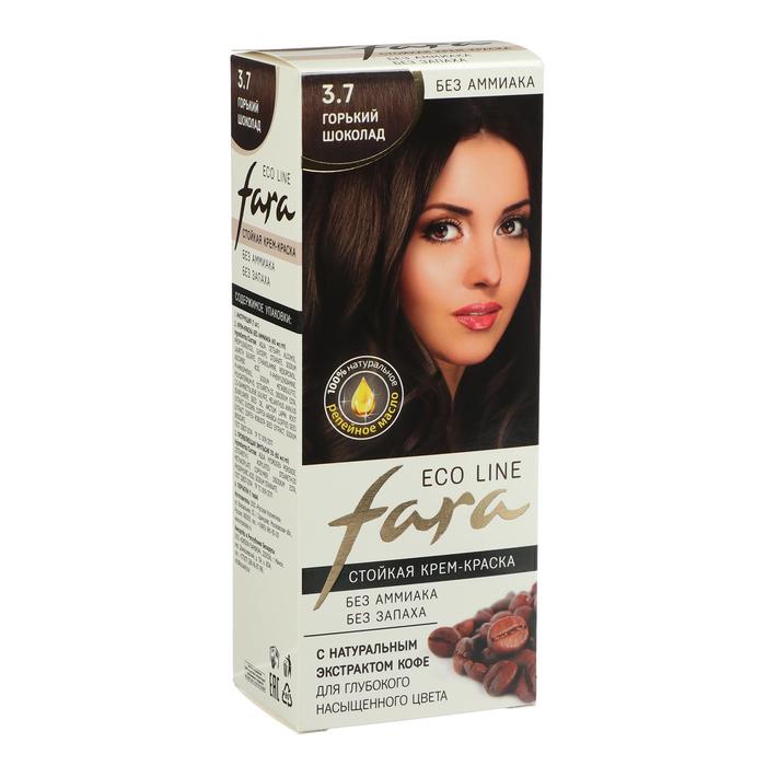 Купить Краска для волос FARA Eco Line 3.7 горький шоколад, 125 г 7054815
