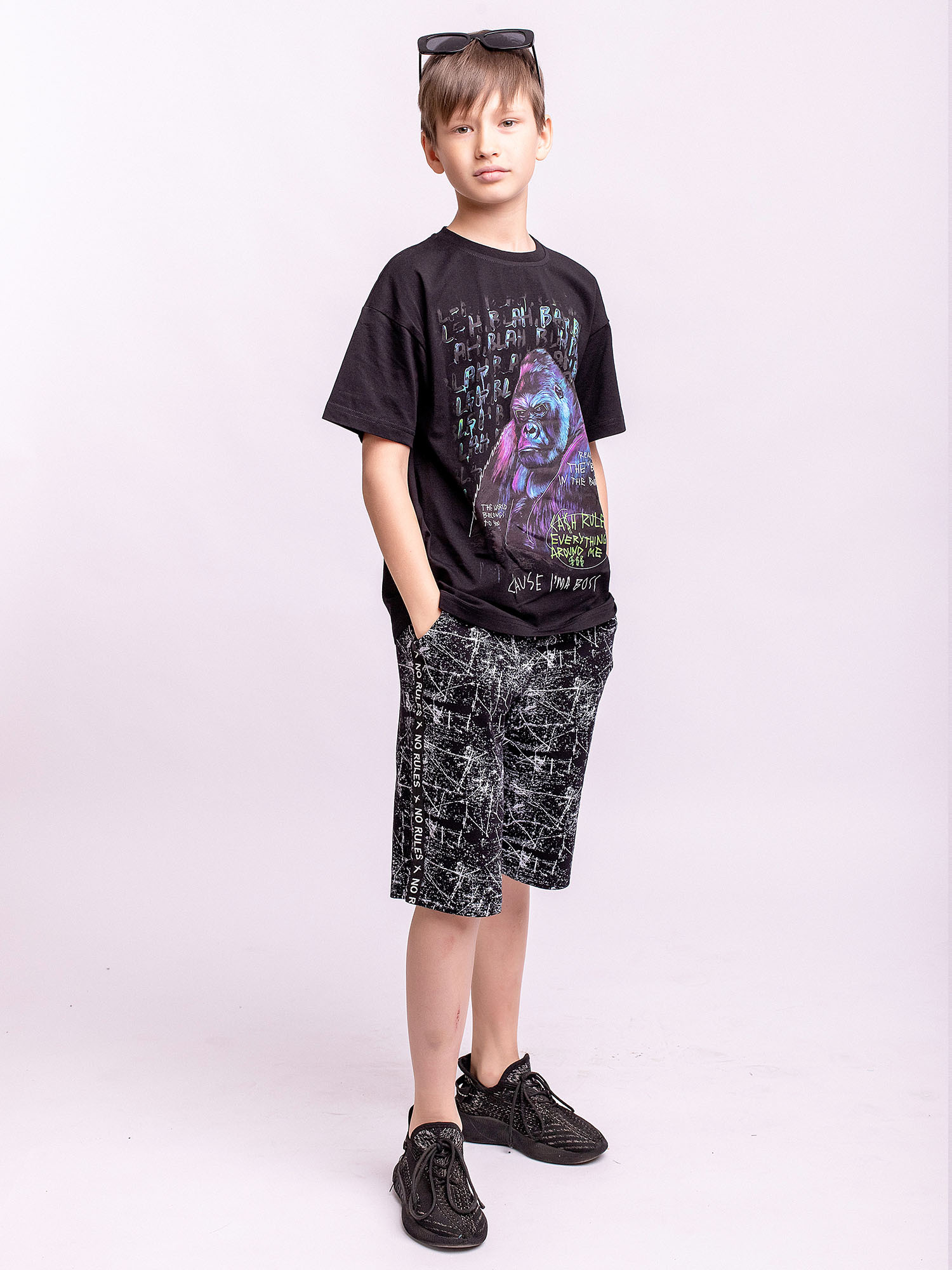 

Футболка детская Batik 0006_ЛП22, черный, 152, 0006_ЛП22
