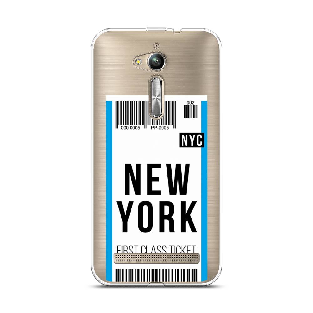 

Чехол на Asus Zenfone GO ZB500KG/500KL "Билет в Нью-Йорк", 42250-6