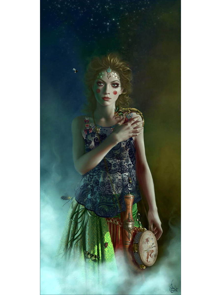 

Постер DRABS A2 Делон Мелани Colombine