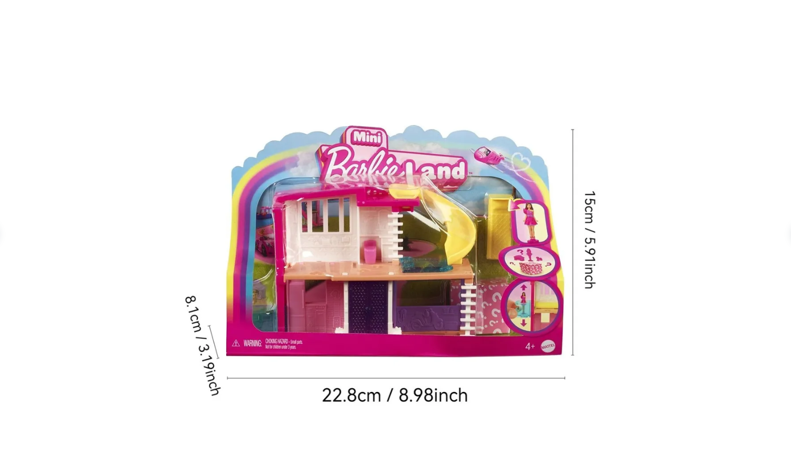 Набор с куклой Barbie Mini Barbieland HYF41 1800₽