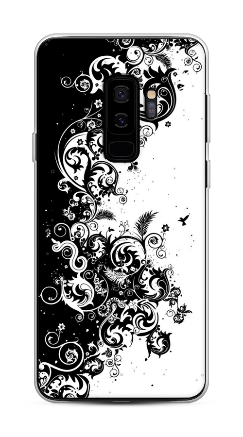 

Чехол на Samsung Galaxy S9 Plus "Черно белый узор", Белый;черный;серый, 25850-3