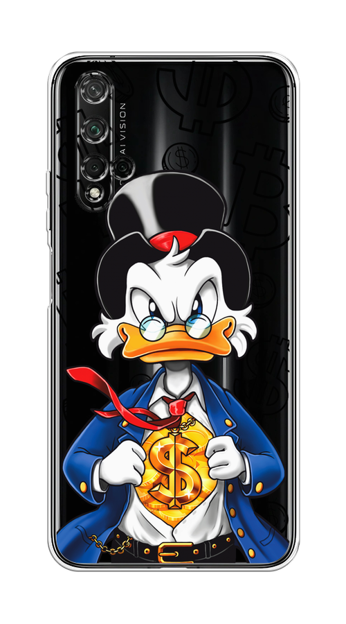 

Чехол на Honor 20/Huawei Nova 5T "Scrooge Goldman", Черный;белый;синий, 610550-1