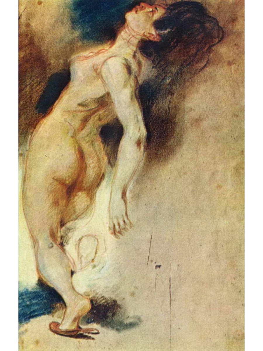 

Постер DRABS A2 Делакруа Эжен 1798 - 1863 Смерть Сарданапала. Этюд