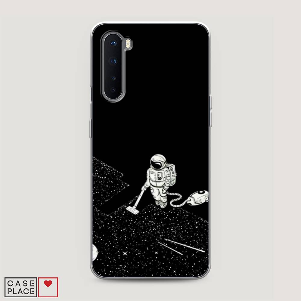 фото Чехол awog "космонавт с пылесосом" для oneplus nord