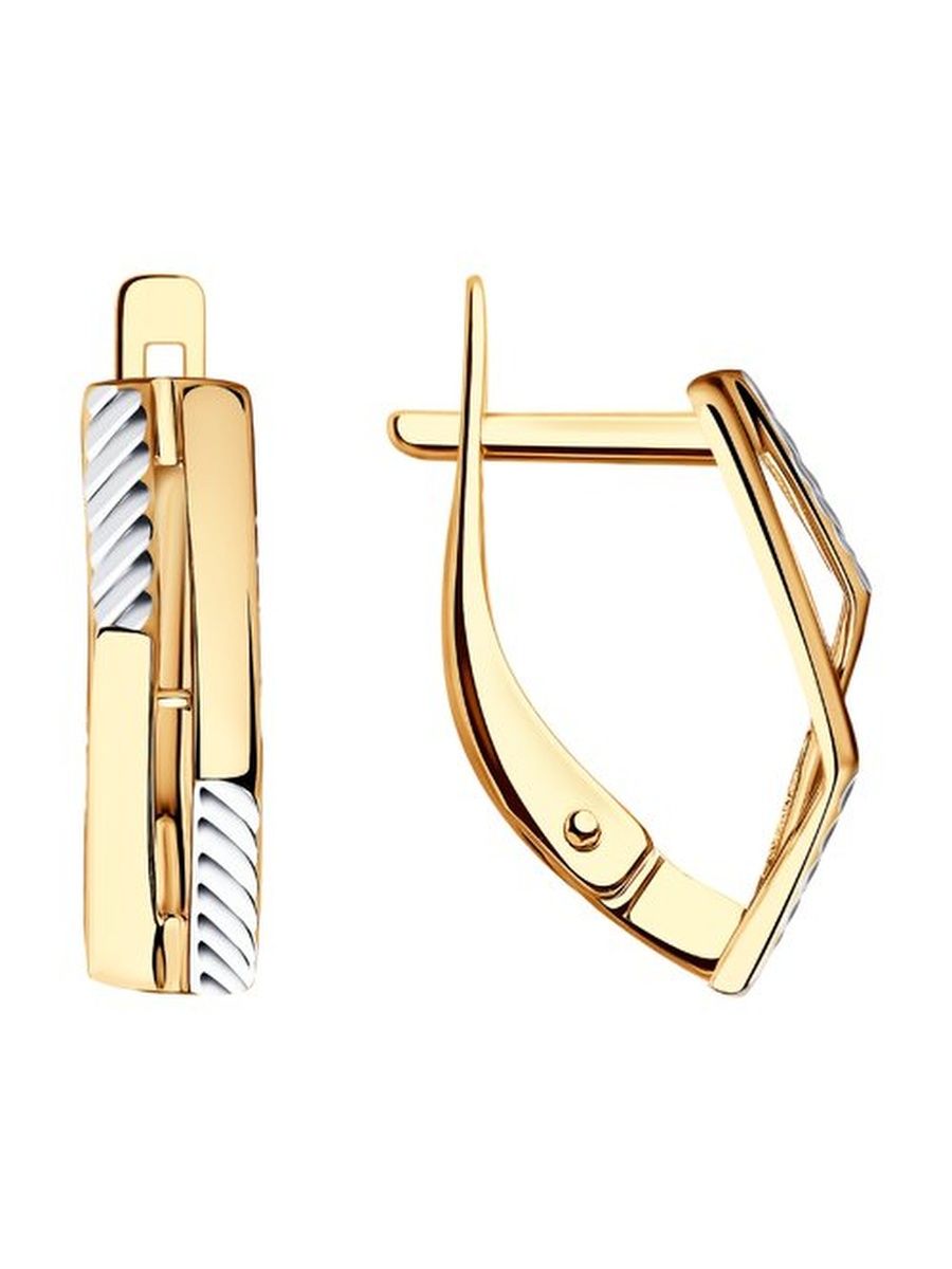 

Серьги из золота TEO MAORI 828517, фианит, 828517