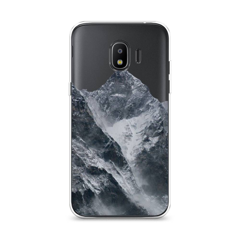 

Чехол на Samsung Galaxy J2 2018 "Горы арт 4", Серый;бежевый, 25650-2