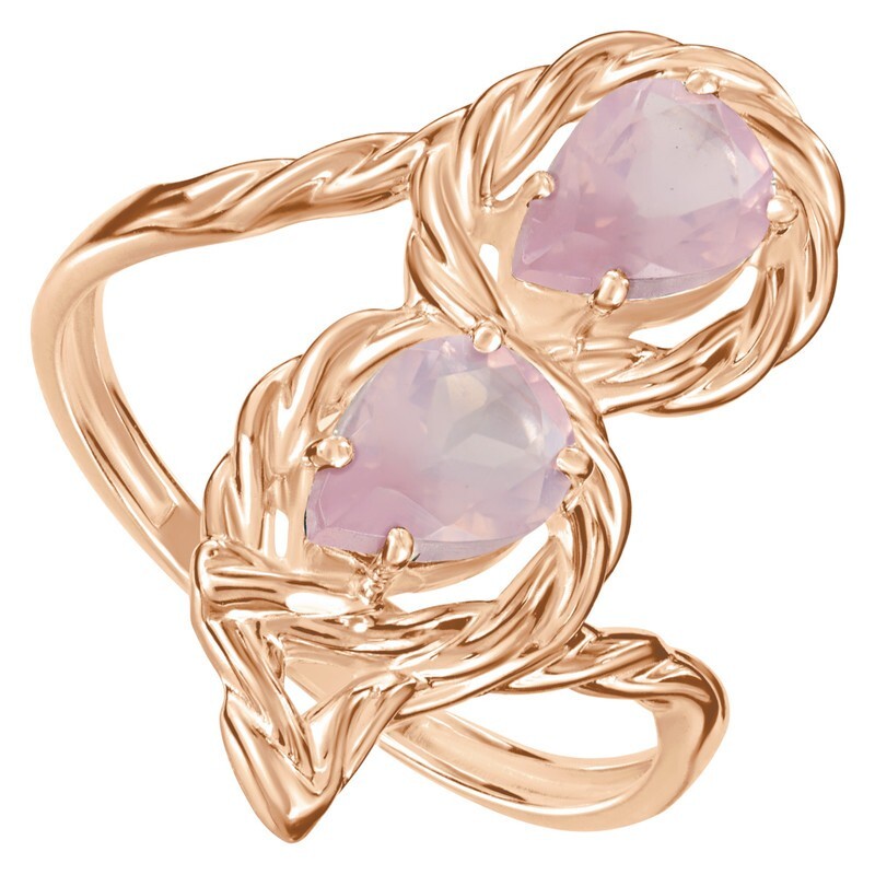 

Кольцо из серебра с кварцем р., LAZURIT-ONLINE 808302, 808302